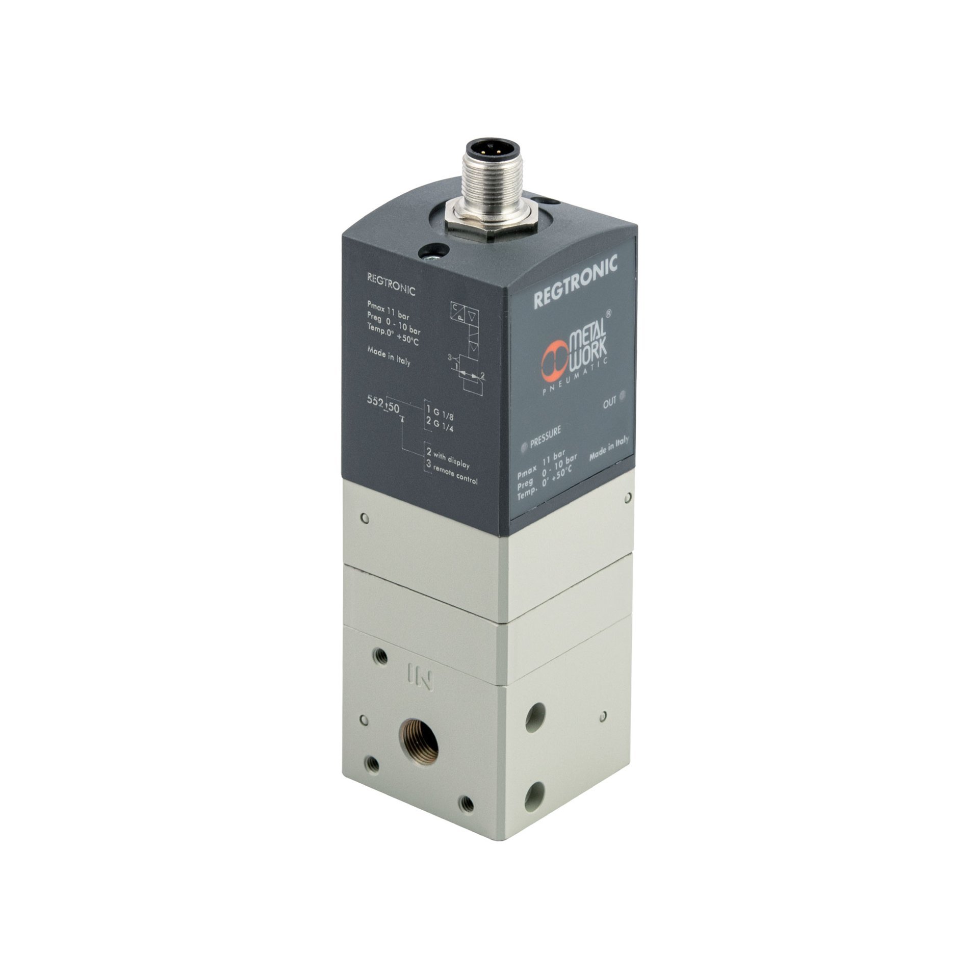 RIEGLER Präz.-Prop.-Druckregler REGTRONIC, G 1/4, ferngest., IO-Link Produktbild img1 L