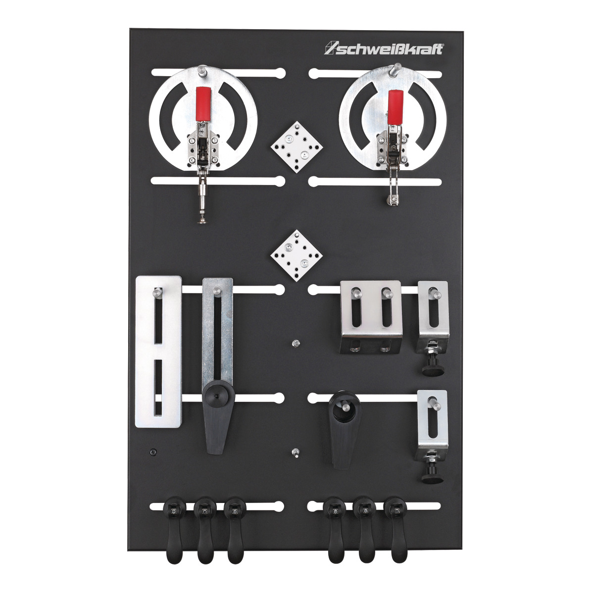 Schweisskraft Starterset Spannsystem für Montage- und Arbeitstisch mit Nuten 8 - 10 mm Produktbild img1 L