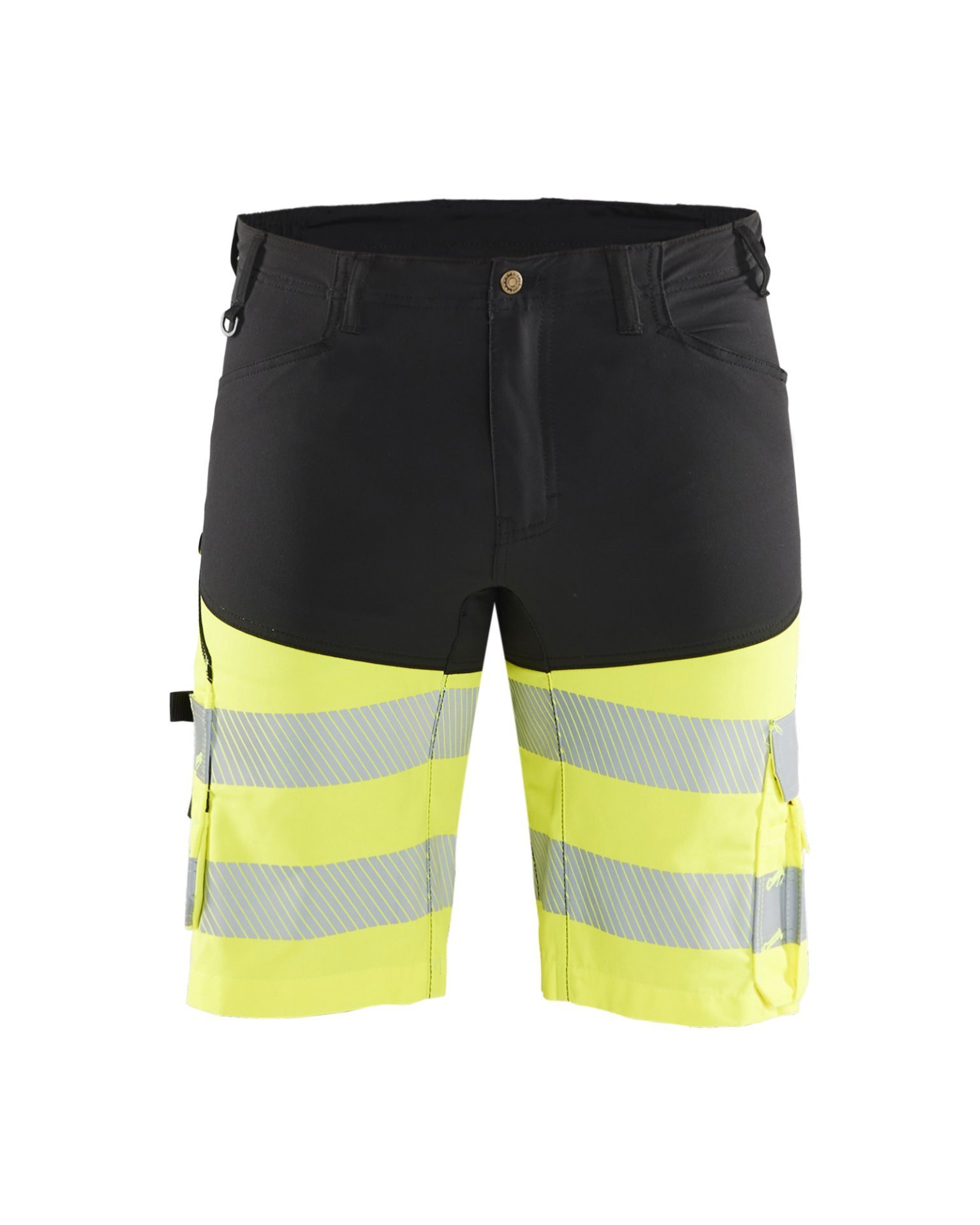 High Vis Shorts mit Stretch Schwarz/Gelb C58 Produktbild img1 L