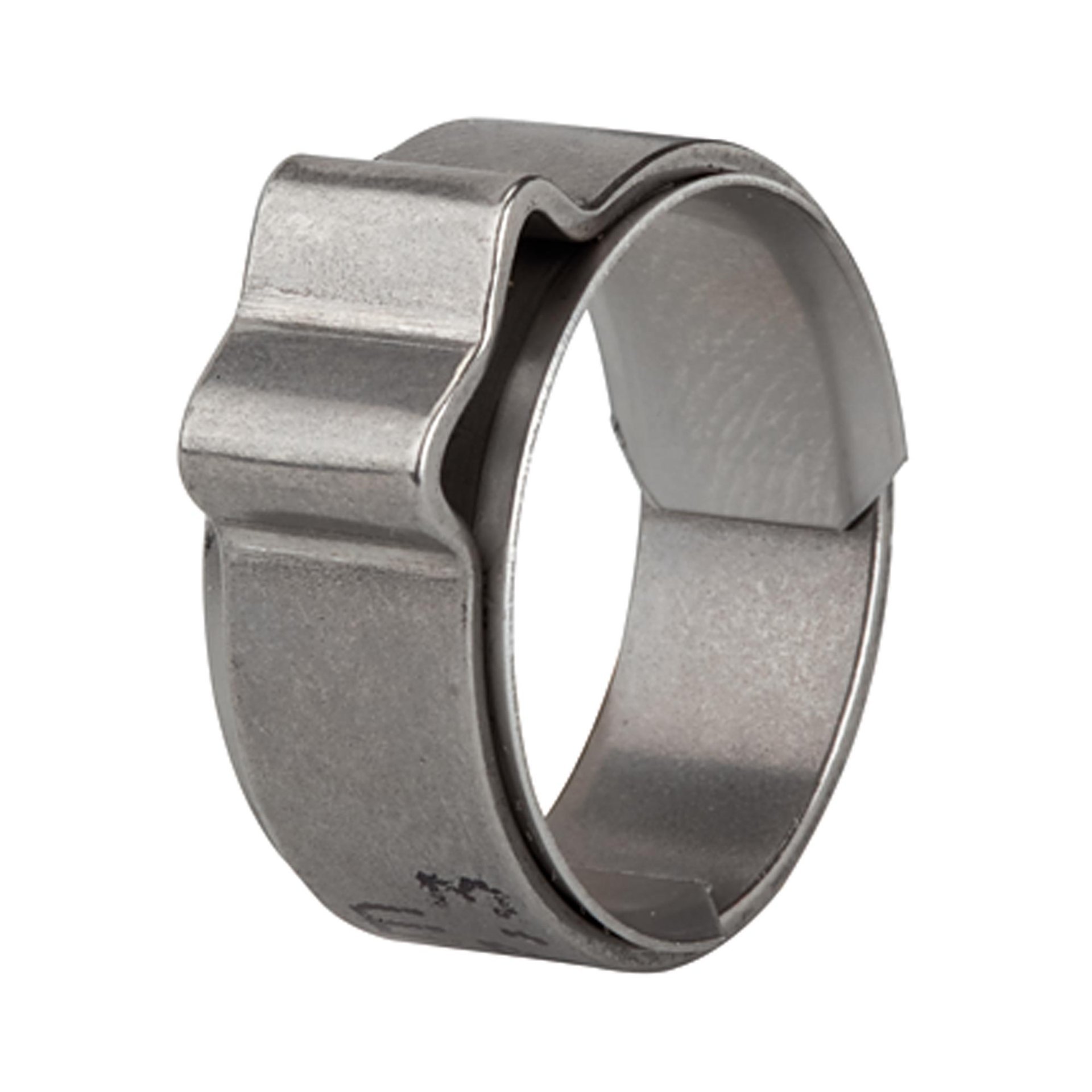 RIEGLER 1-Ohr-Schlauchklemme, Einlagering, ES (W4), Spannbereich 11,5-13,3mm Produktbild img1 L