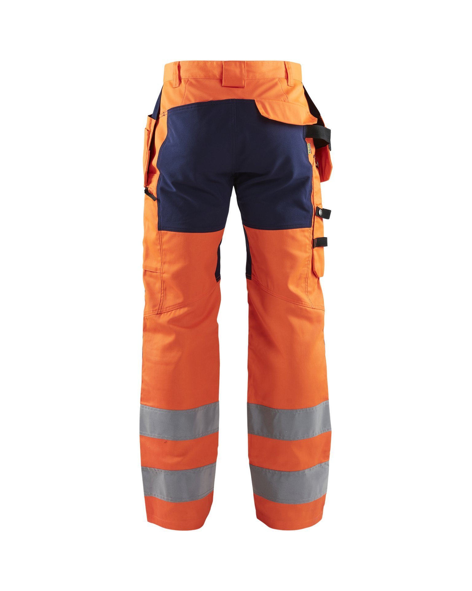 High Vis Arbeitshose mit Stretch High Vis Orange/Marineblau C58 Produktbild img2 L