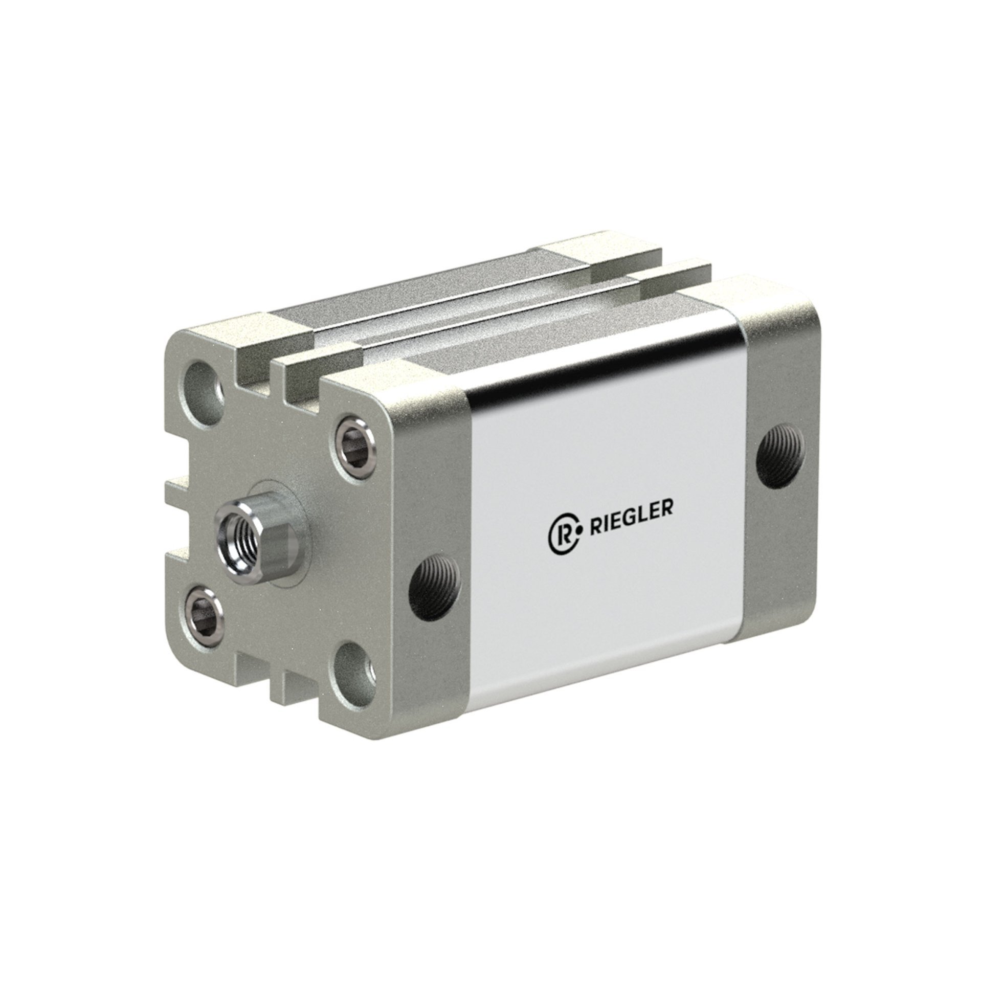 RIEGLER Kompaktzylinder, doppeltwirkend, IG, K-Ø 63, Hub 150, G 1/8 Produktbild img1 L