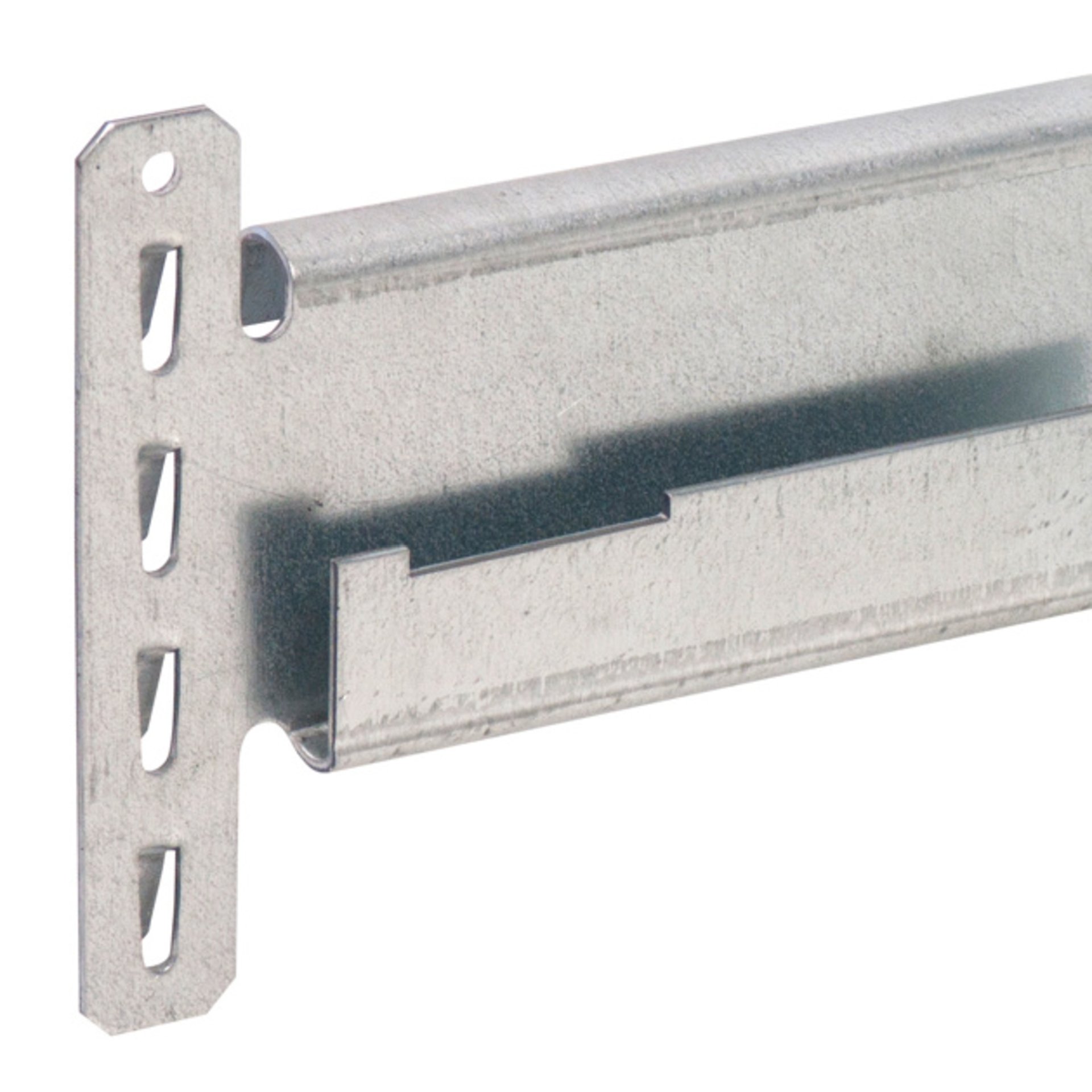 Anbauregal, Weitspannregal WS 2000 mit Spanplatten, 2000 x 2000 x 600 mm (HxBxT), verzinkt, 3 Ebenen, Fachlast 400 kg, Feldlast 1.200 kg Produktbild img3 L