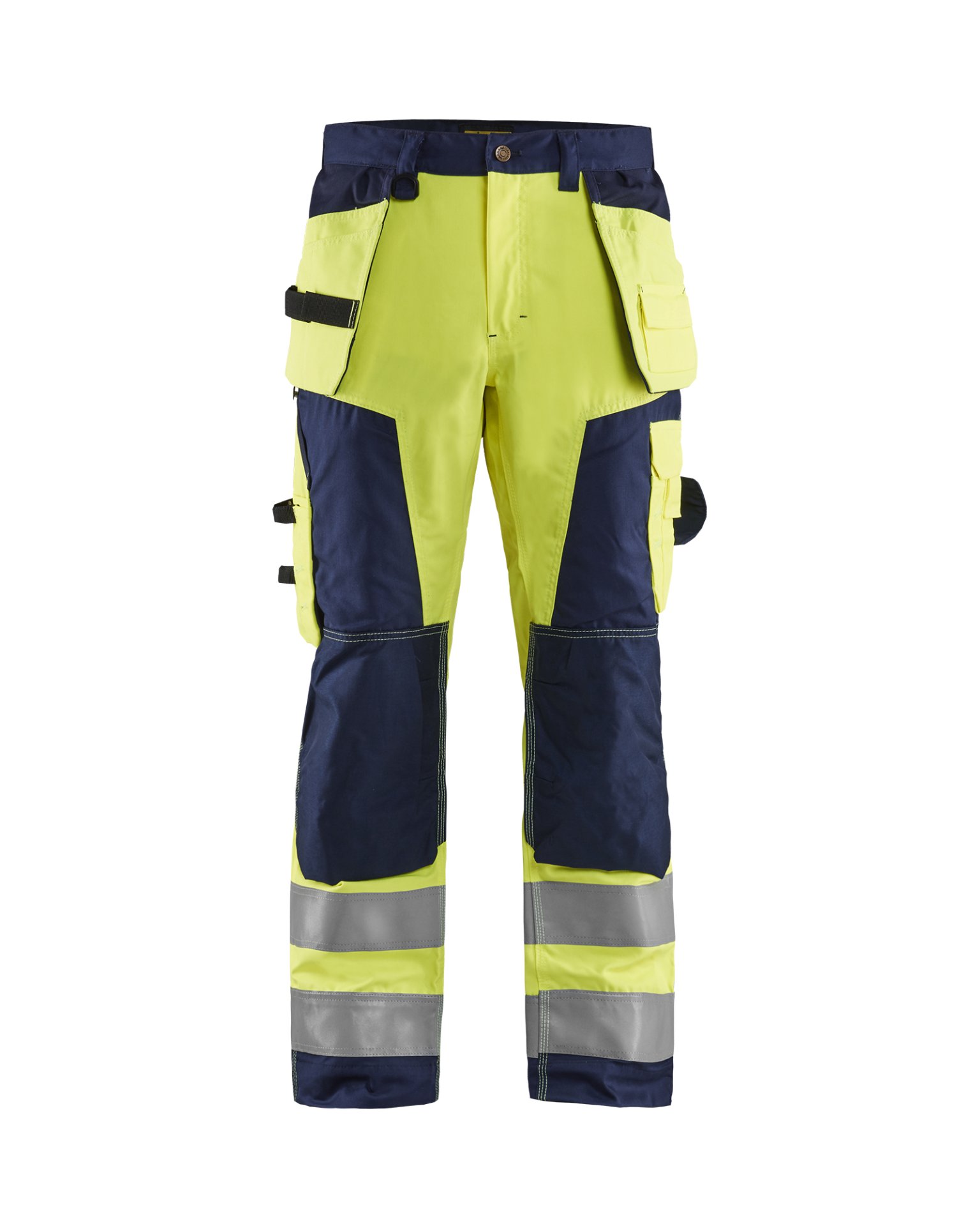 High Vis Handwerker Arbeitshose High Vis Gelb/Marineblau D25 Produktbild img1 L