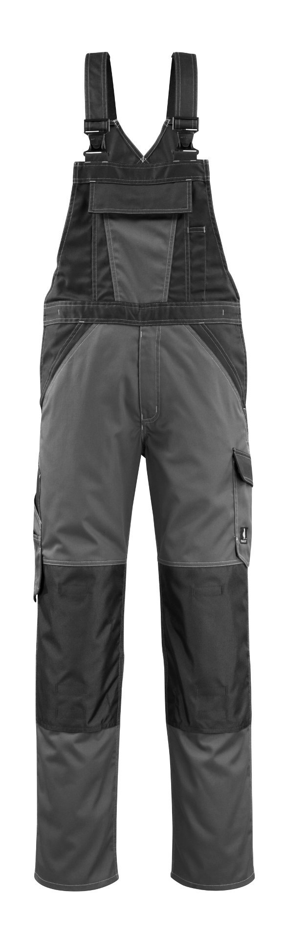 MASCOT® Leeton Latzhose Größe 82C56, dunkelanthrazit/schwarz Produktbild img1 L