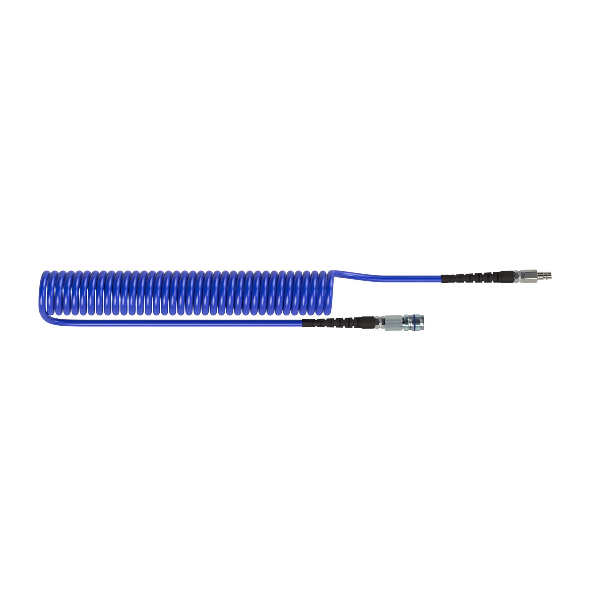 RIEGLER Spiralschlauch-Stahlkupplung-Set, PU, Schlauch-ø 12x8, 6,0 m Produktbild img3 L