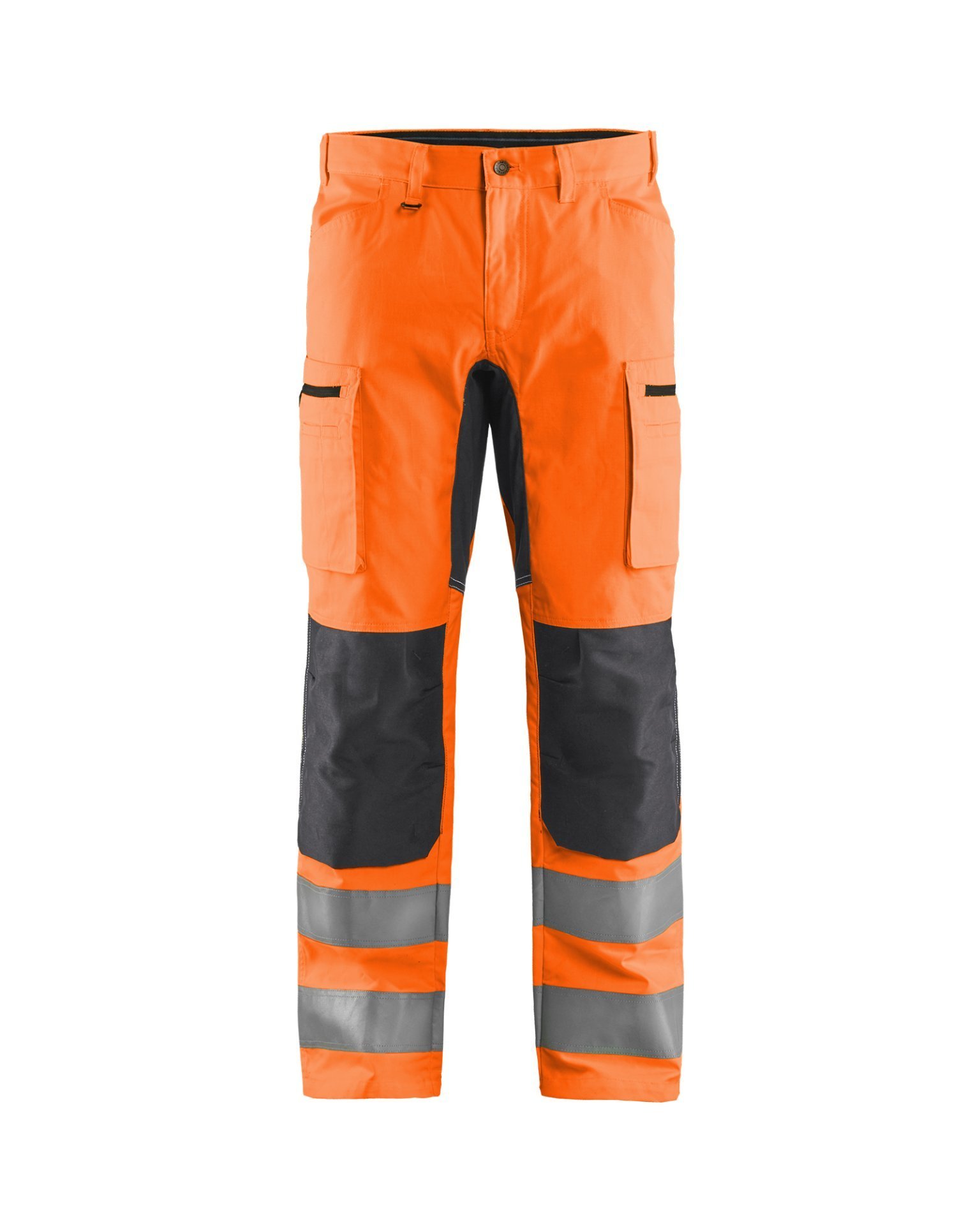 High Vis Arbeitshose mit Stretch High Vis Orange/Mittelgrau C62 Produktbild img1 L