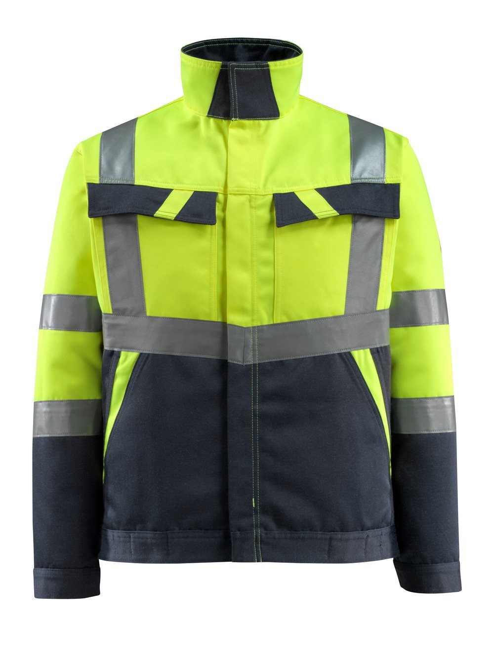 MASCOT® Forster Arbeitsjacke Größe 4XL, hi-vis gelb/schwarzblau Produktbild img1 L