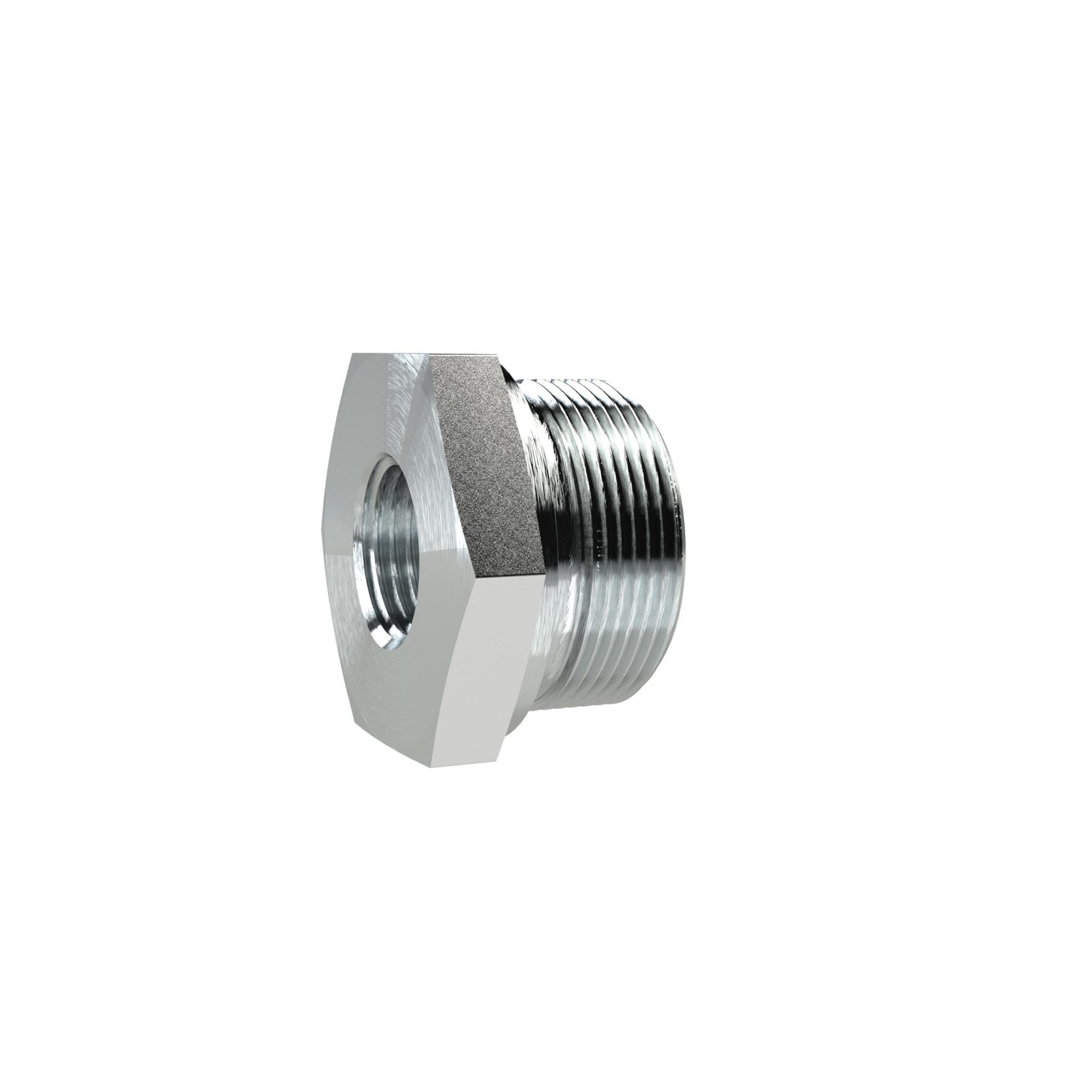 RIEGLER Lange Wechselreduzierung, G 1/2 a., G 1 1/4 i., Stahl verzinkt Produktbild img1 L