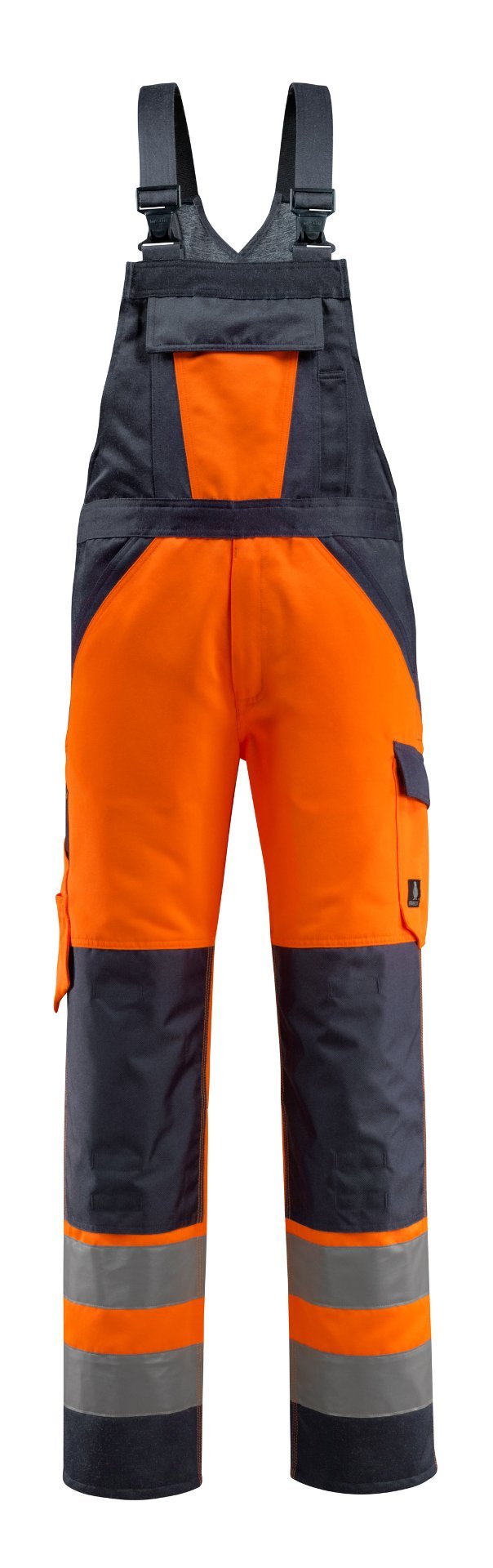 MASCOT® Gosford Latzhose Größe 76C52, hi-vis orange/schwarzblau Produktbild img1 L