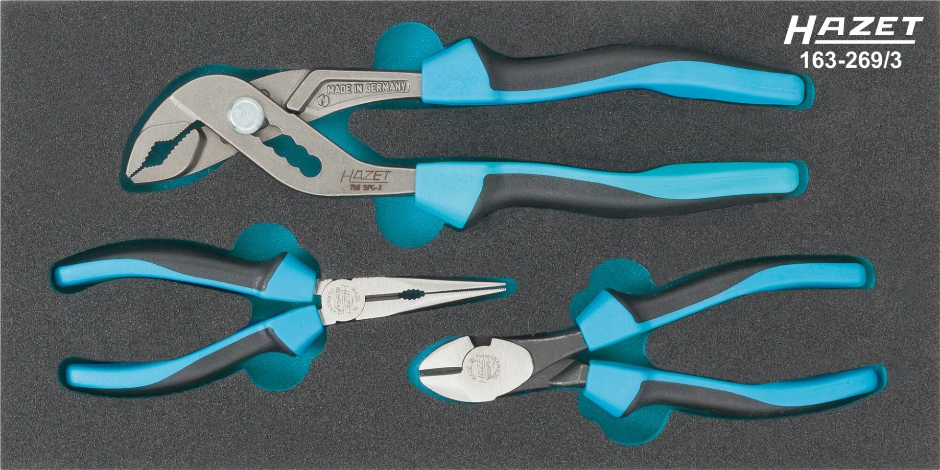 HAZET Zangen Satz 163-269/3 ∙ 3-teilig Produktbild img1 L
