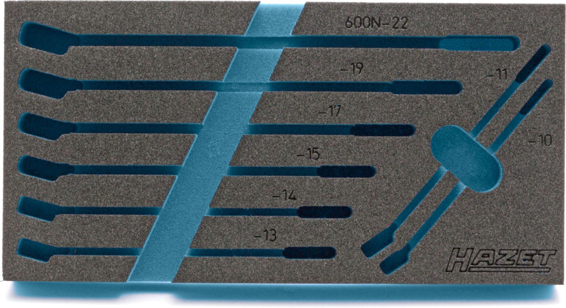 HAZET 2-Komponenten Weichschaumeinlage 163-292L ∙ L x B: 342 mm x 172 mm Produktbild img1 L