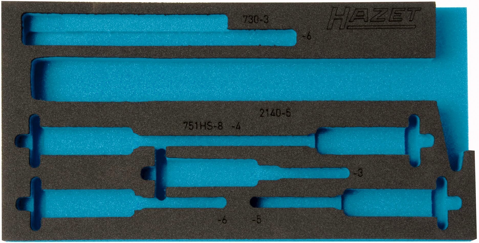HAZET 2-Komponenten Weichschaumeinlage 163-299L ∙ L x B: 342 mm x 172 mm Produktbild img1 L
