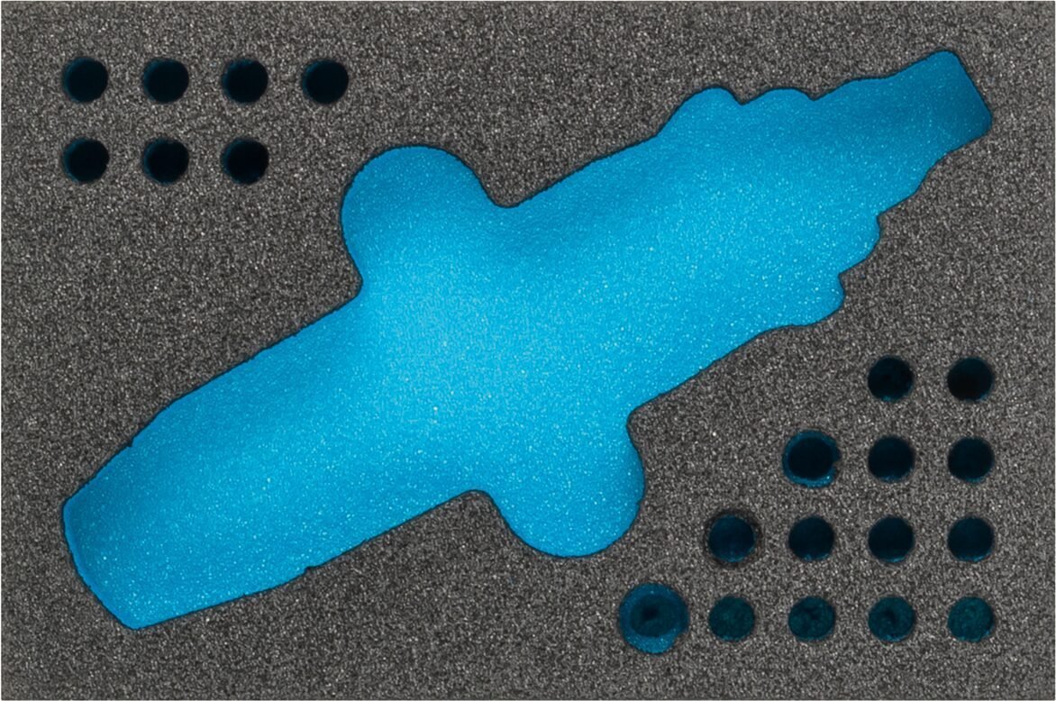 HAZET 2-Komponenten Weichschaumeinlage 163-333L ∙ L x B: 172 mm x 114 mm Produktbild img1 L