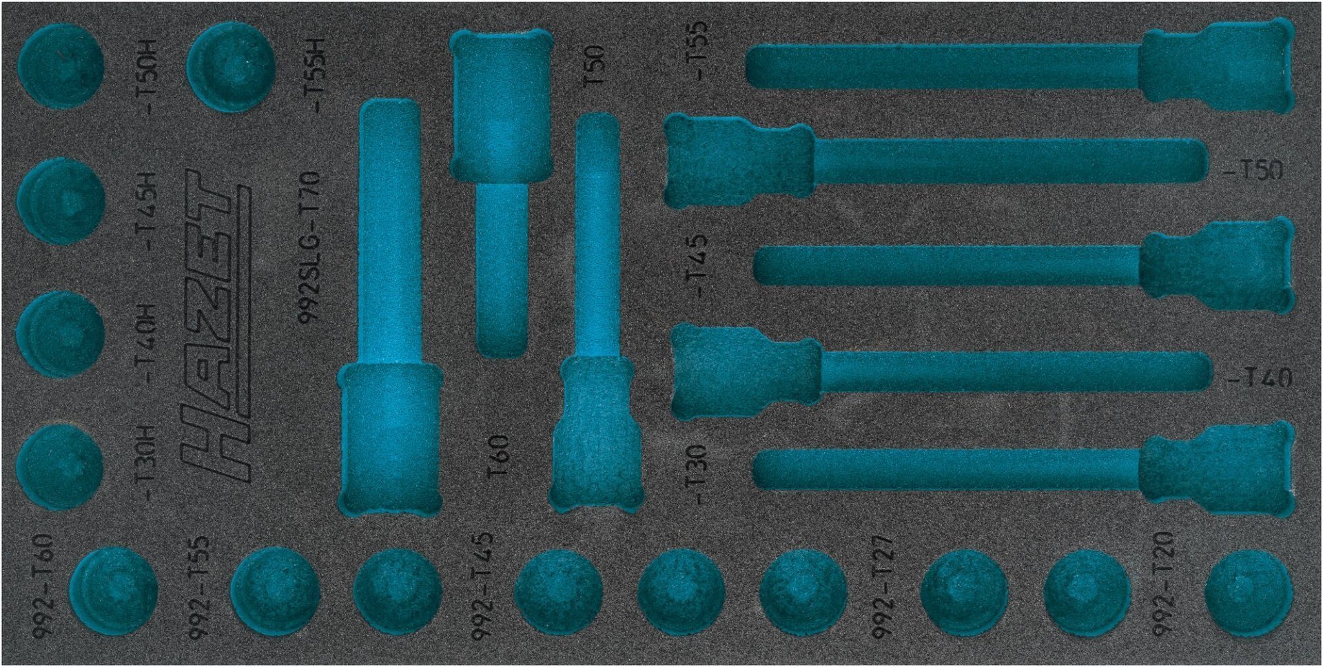 HAZET 2-Komponenten Weichschaumeinlage 163-492L ∙ L x B: 342 mm x 172 mm Produktbild img1 L
