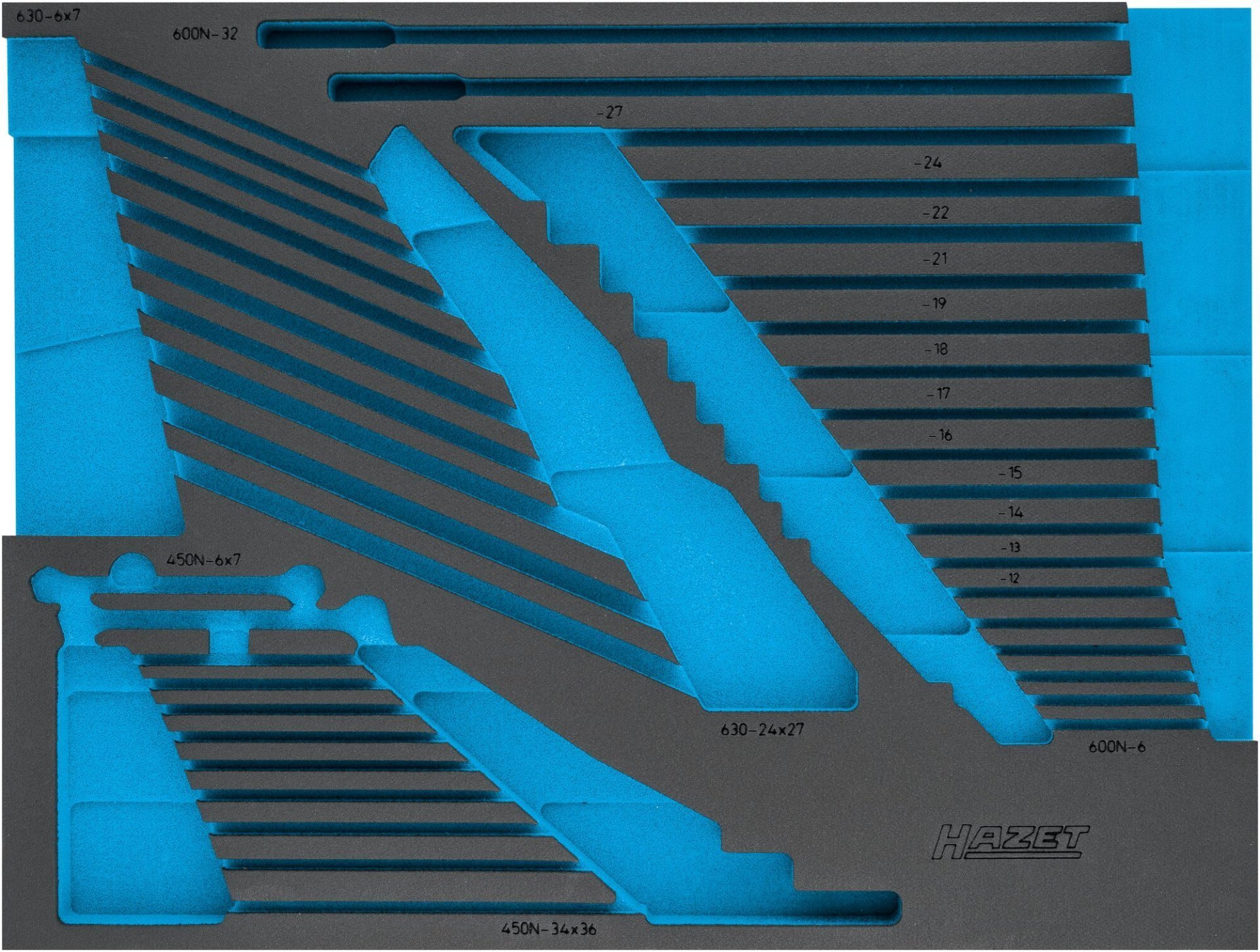 HAZET 2-Komponenten Weichschaumeinlage 163-525L ∙ L x B: 519 mm x 392 mm Produktbild img1 L