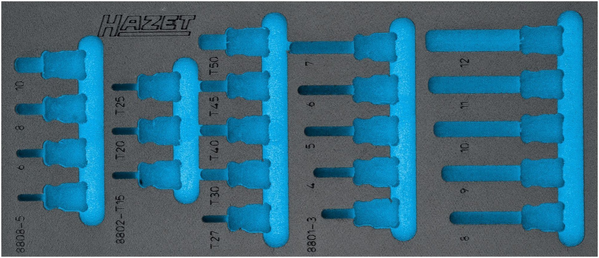 HAZET 2-Komponenten Weichschaumeinlage 163-571L ∙ L x B: 392 mm x 172 mm Produktbild img1 L