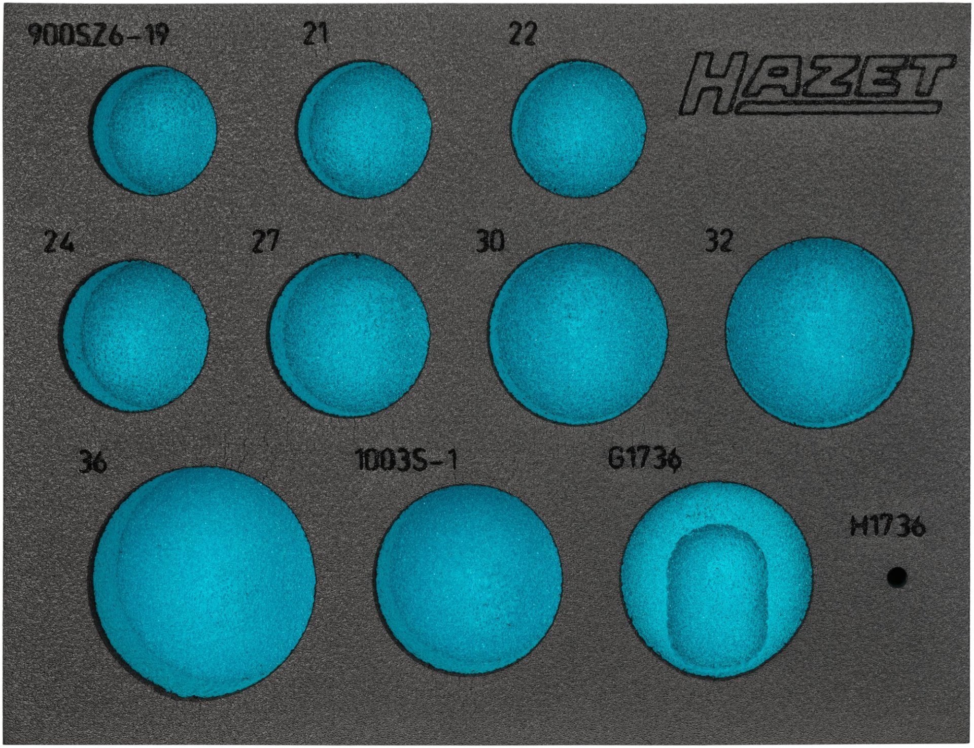 HAZET 2-Komponenten Weichschaumeinlage 163-588L Produktbild img1 L