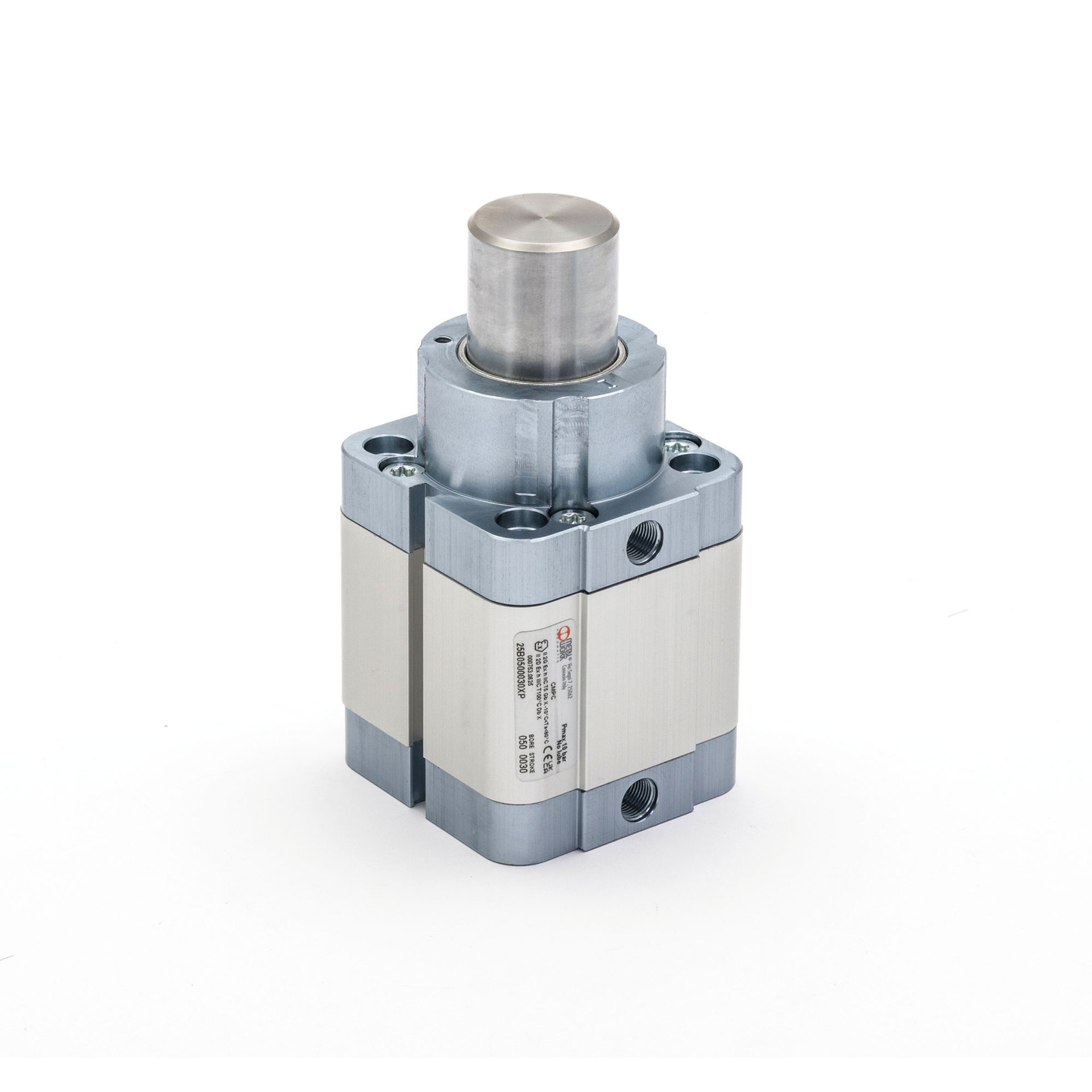 RIEGLER Kompakter Stopperzylinder, Bolzen, Magnet, Ø 32, Hub 20, UNITOP Produktbild img1 L