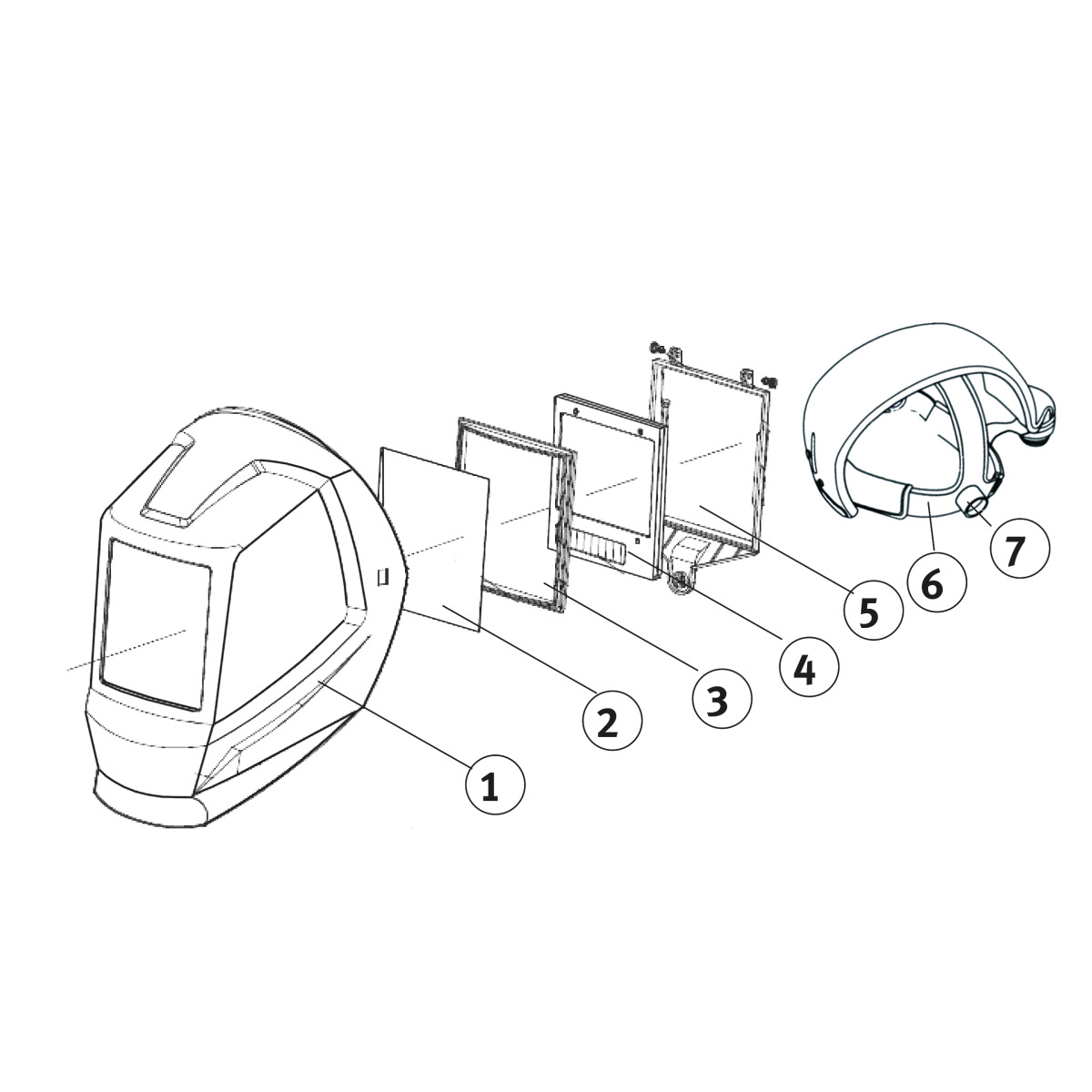 Schweisskraft Automatik-Schweißschutzhelm VarioProtect XXL-W TC AIR TH3 Produktbild img7 L
