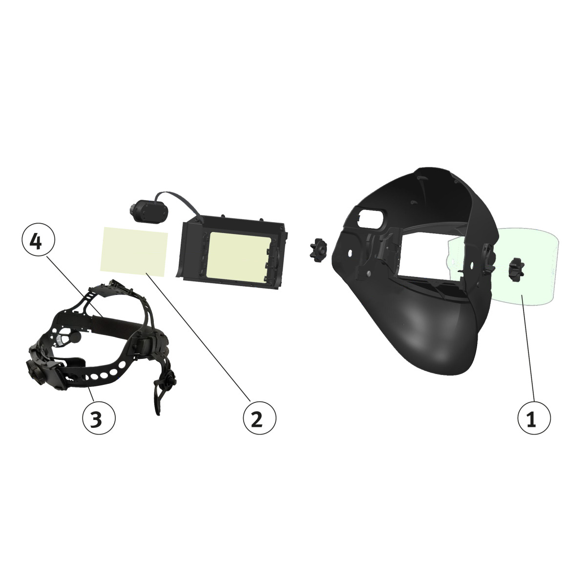 Schweisskraft Automatik-Schweißschutzhelm VarioProtect XXL-W F-TC Produktbild img7 L