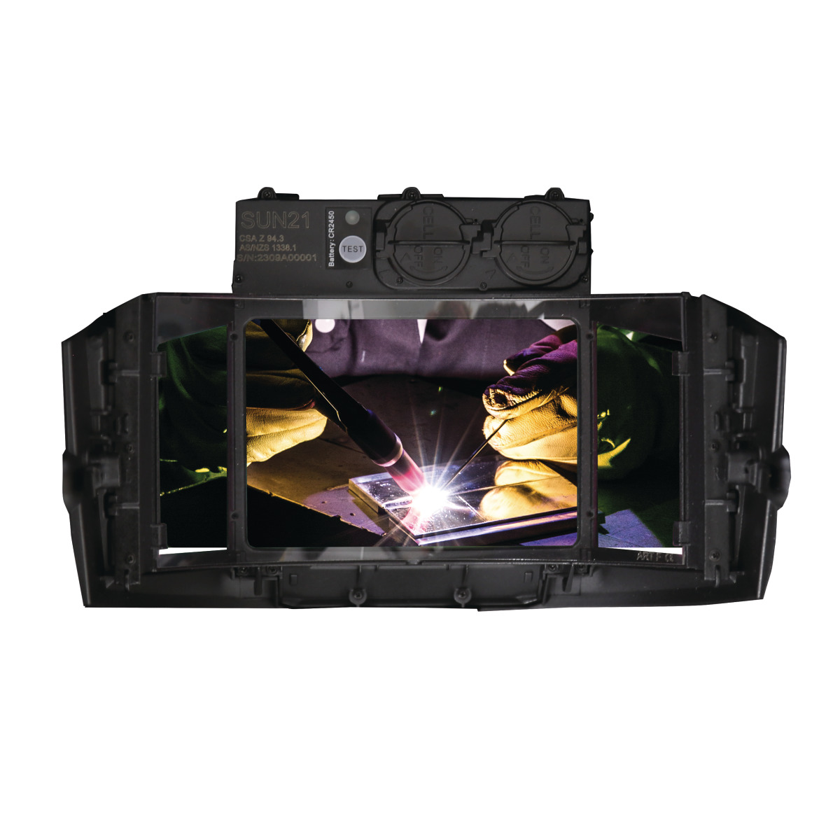 Schweisskraft Automatik-Schweißschutzhelm VarioProtect PANORAMA-W-2 TC Produktbild img2 L