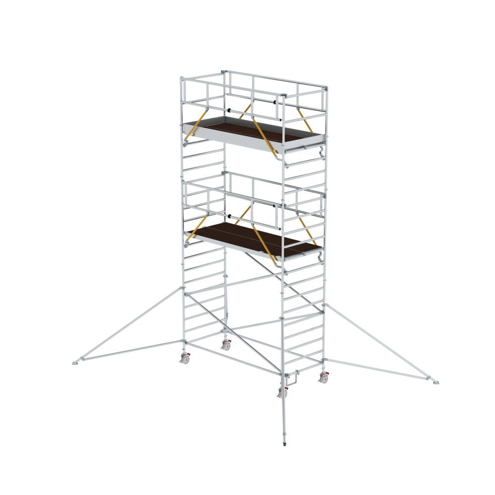 Rollgerüst SG 1,35 x 3,0 m mit Ausleger & Doppel-Plattform Plattformhöhe 5,59 m Produktbild img1 L