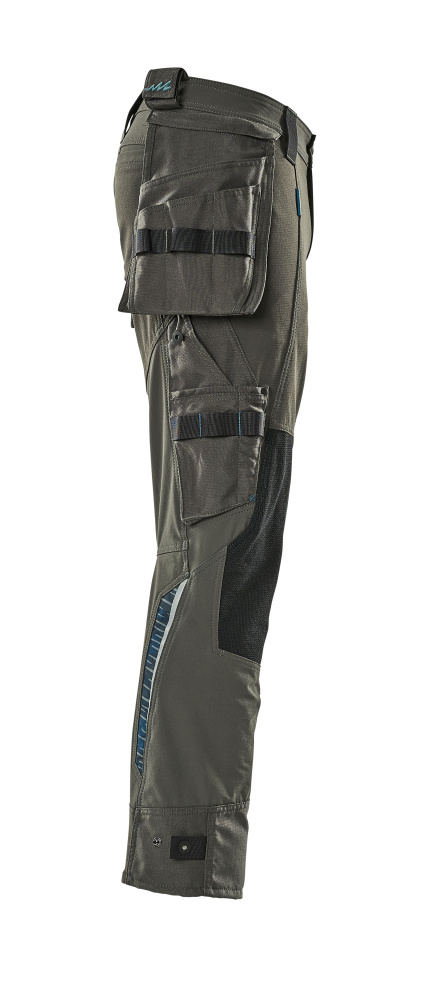 Hose mit Hängetaschen, Stretch Hose Größe 82C56, dunkelanthrazit Produktbild img4 L