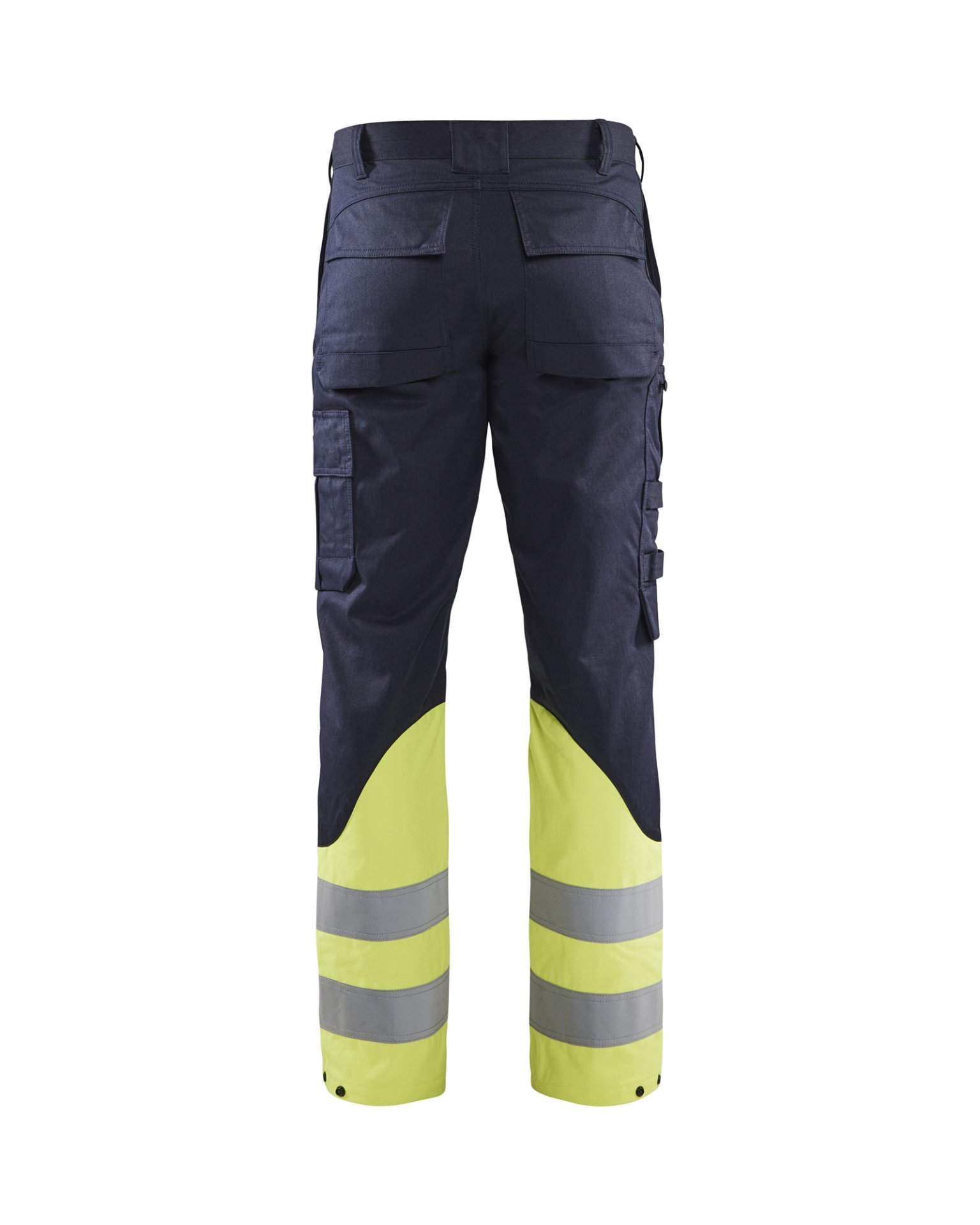 Arbeitshose Inhärent Stahl Marineblau/ High Vis Gelb C44 Produktbild img2 L