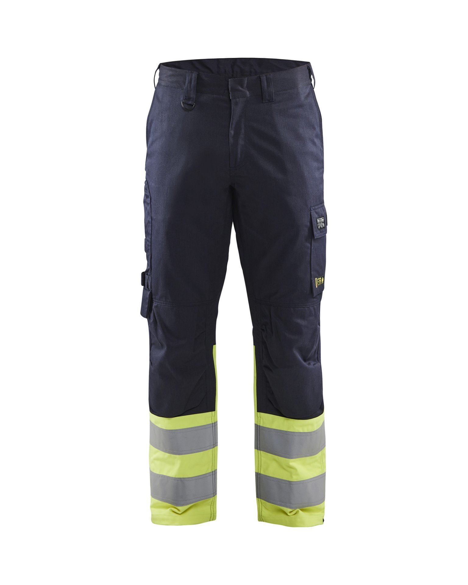 Arbeitshose Inhärent Stahl Marineblau/ High Vis Gelb C44 Produktbild img1 L