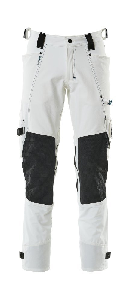 Hose mit Knietaschen aus Dyneema,Stretch Hose Größe 90C48, weiss Produktbild img1 L