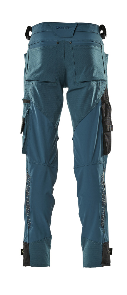 Hose mit Knietaschen aus Dyneema,Stretch Hose Größe 82C50, Dunkelpetroleum Produktbild img3 L