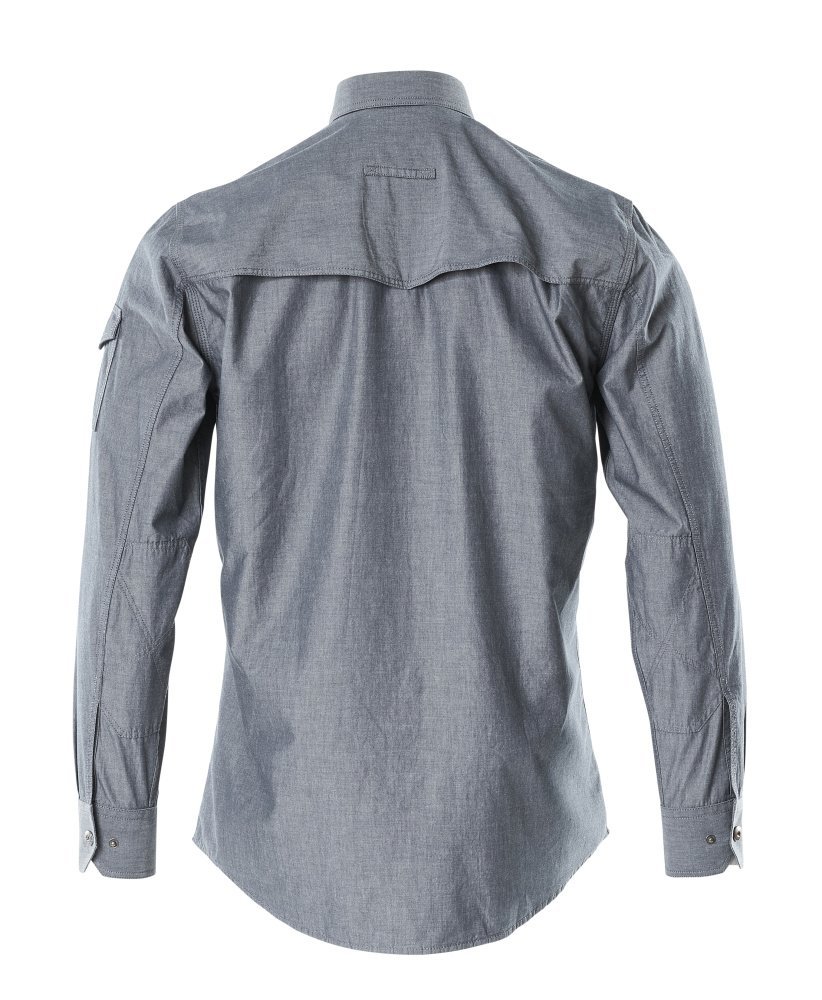 Mascot Hemd Chambray mit Netzfutter  Größe XL, gewaschener dunkler denim Produktbild img3 L
