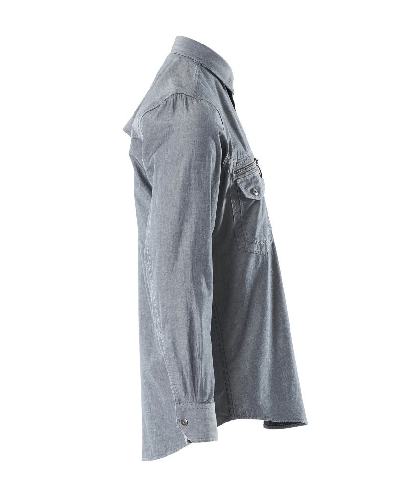 Mascot Hemd Chambray mit Netzfutter  Größe XL, gewaschener dunkler denim Produktbild img4 L