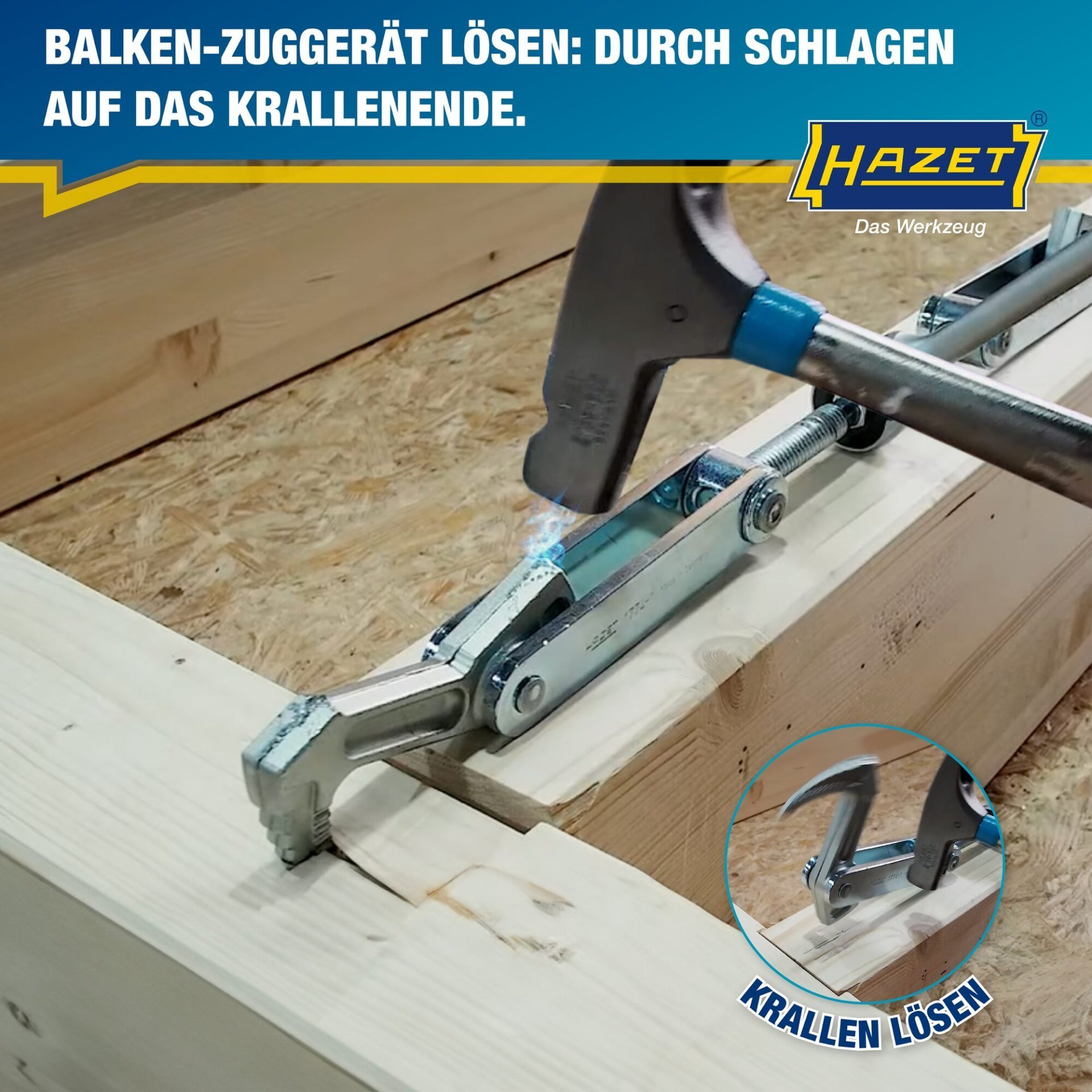 HAZET Balken-Zuggerät 1774-1 Produktbild img5 L