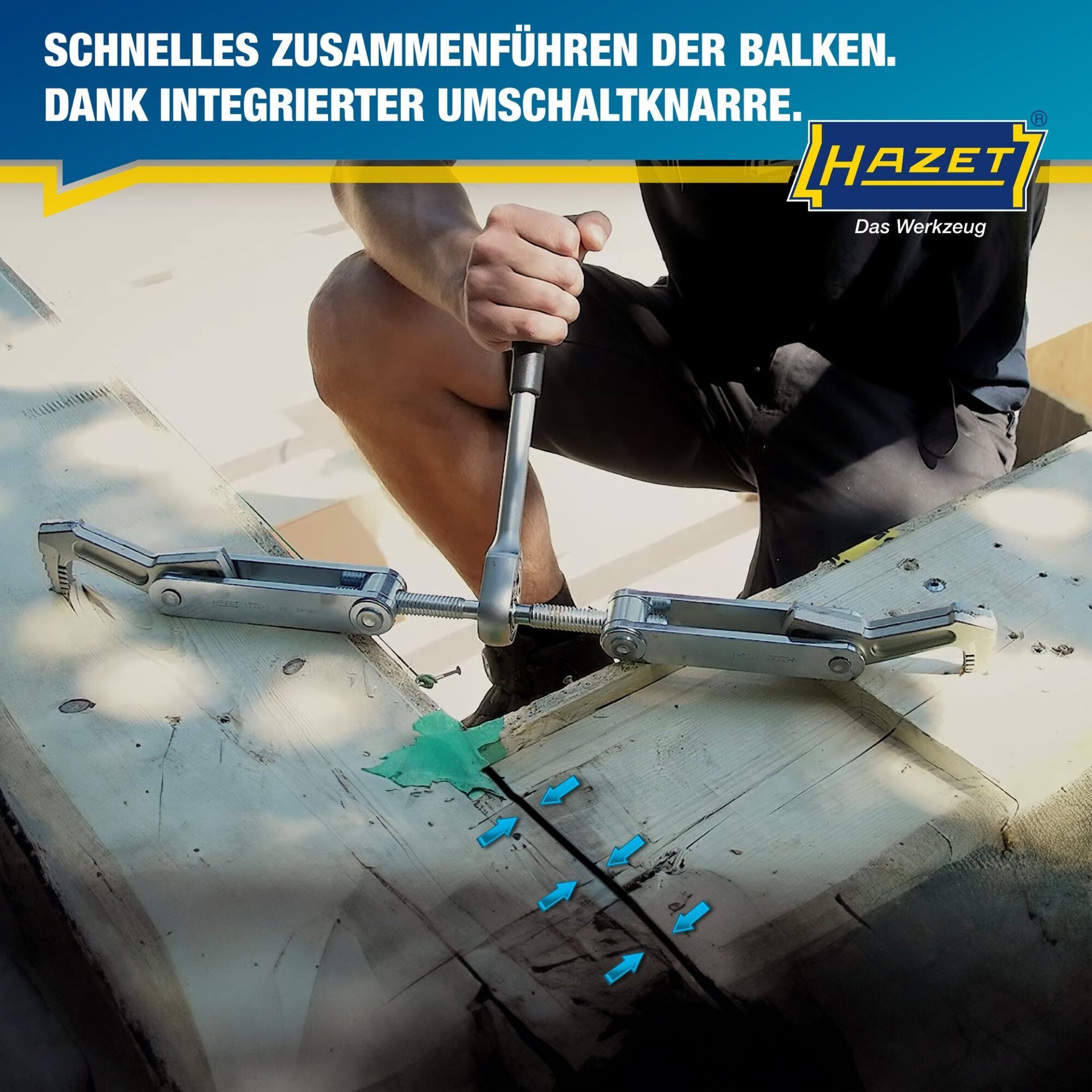 HAZET Balken-Zuggerät 1774-1 Produktbild img6 L