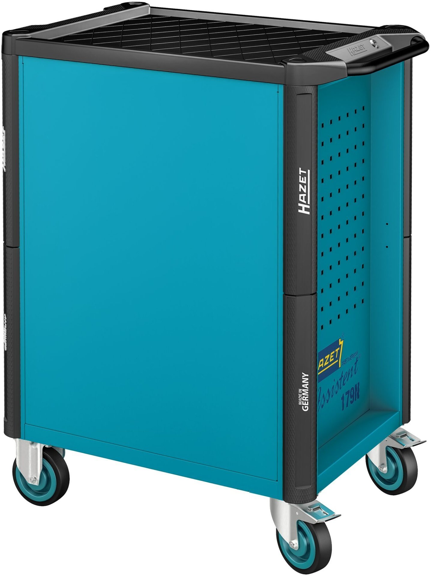 Werkstattwagen Assistent 179N ∙ einzeln 179N-7 ∙ L x B x H: 785 mm x 518 mm x 1020 mm ∙ Schubladen, flach: 5× 81 x 522 x 398 mm ∙ Schubladen, hoch: 2× 166 x 522 x 398 mm Produktbild img8 L