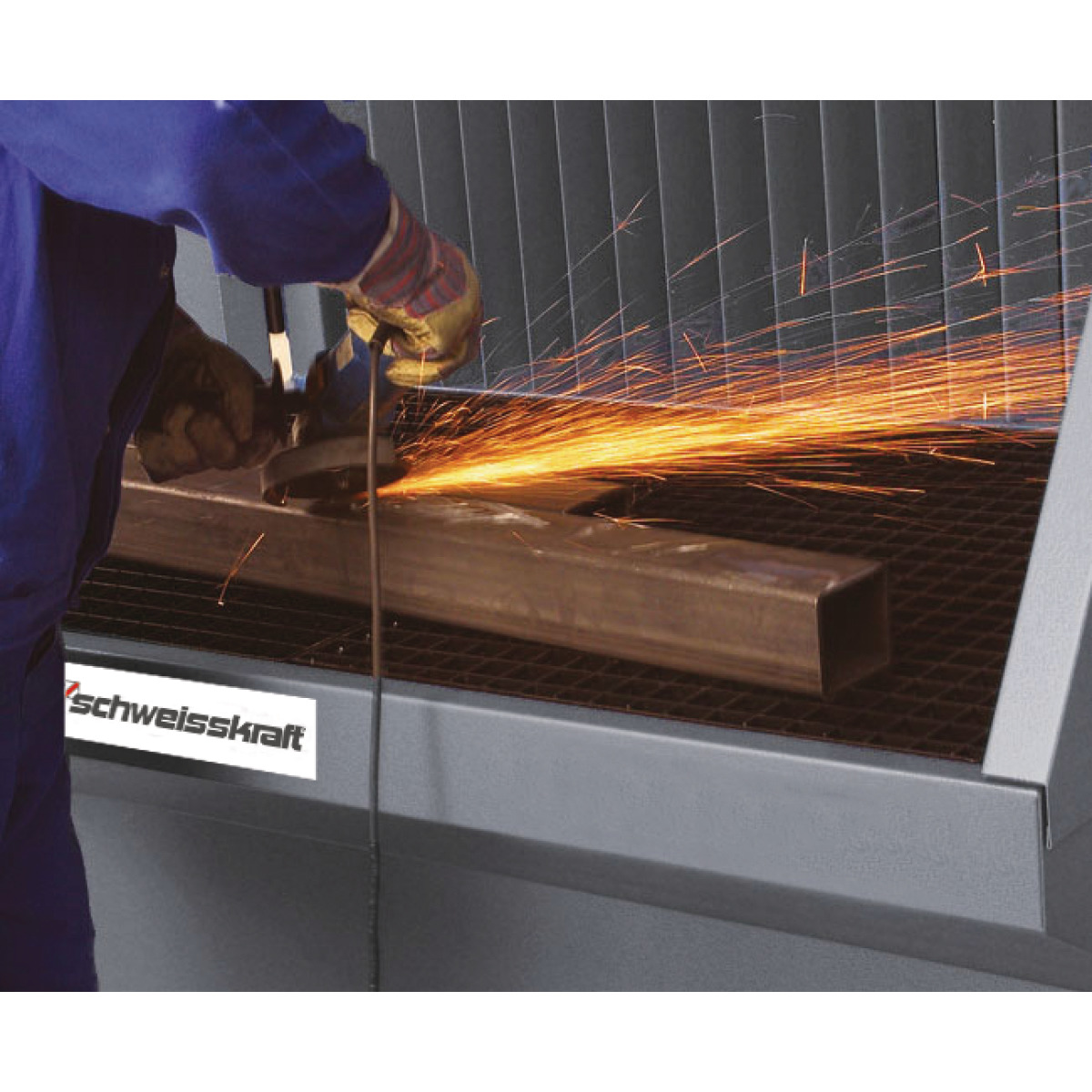 Schweisskraft Schleiftisch für Absaugung 2000 x 1060 x 1700 Produktbild img2 L