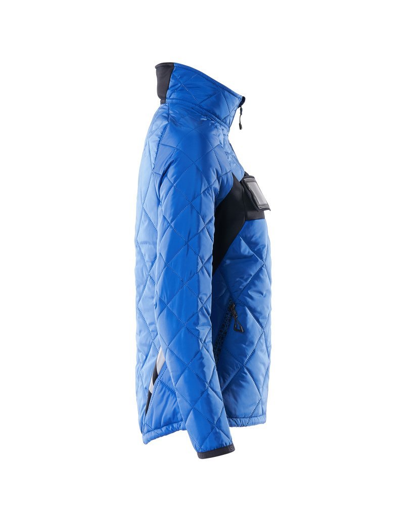 Thermojacke mit CLIMASCOT®, Damen Thermojacke Größe XL, azurblau/schwarzblau Produktbild img4 L