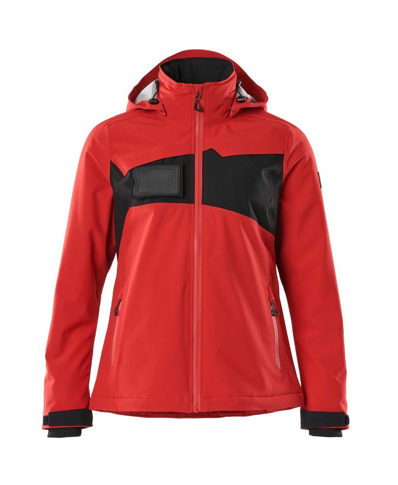 Winterjacke m. CLIMASCOT®, Damen, leicht Winterjacke Größe XL, verkehrsrot/schwarz Produktbild img1 L