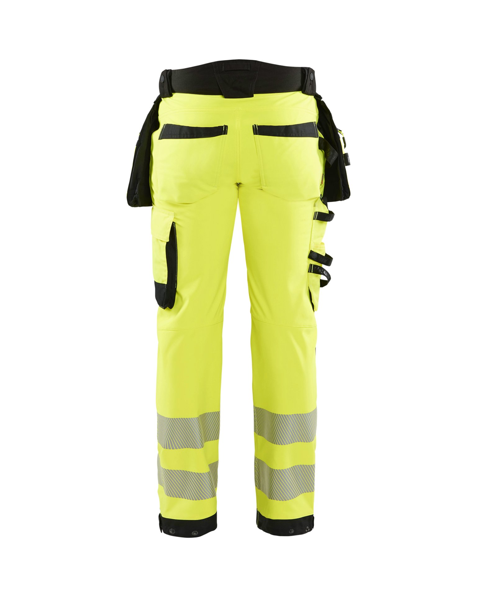 High Vis Softshell Arbeitshose High Vis Gelb/Schwarz D31 Produktbild img2 L