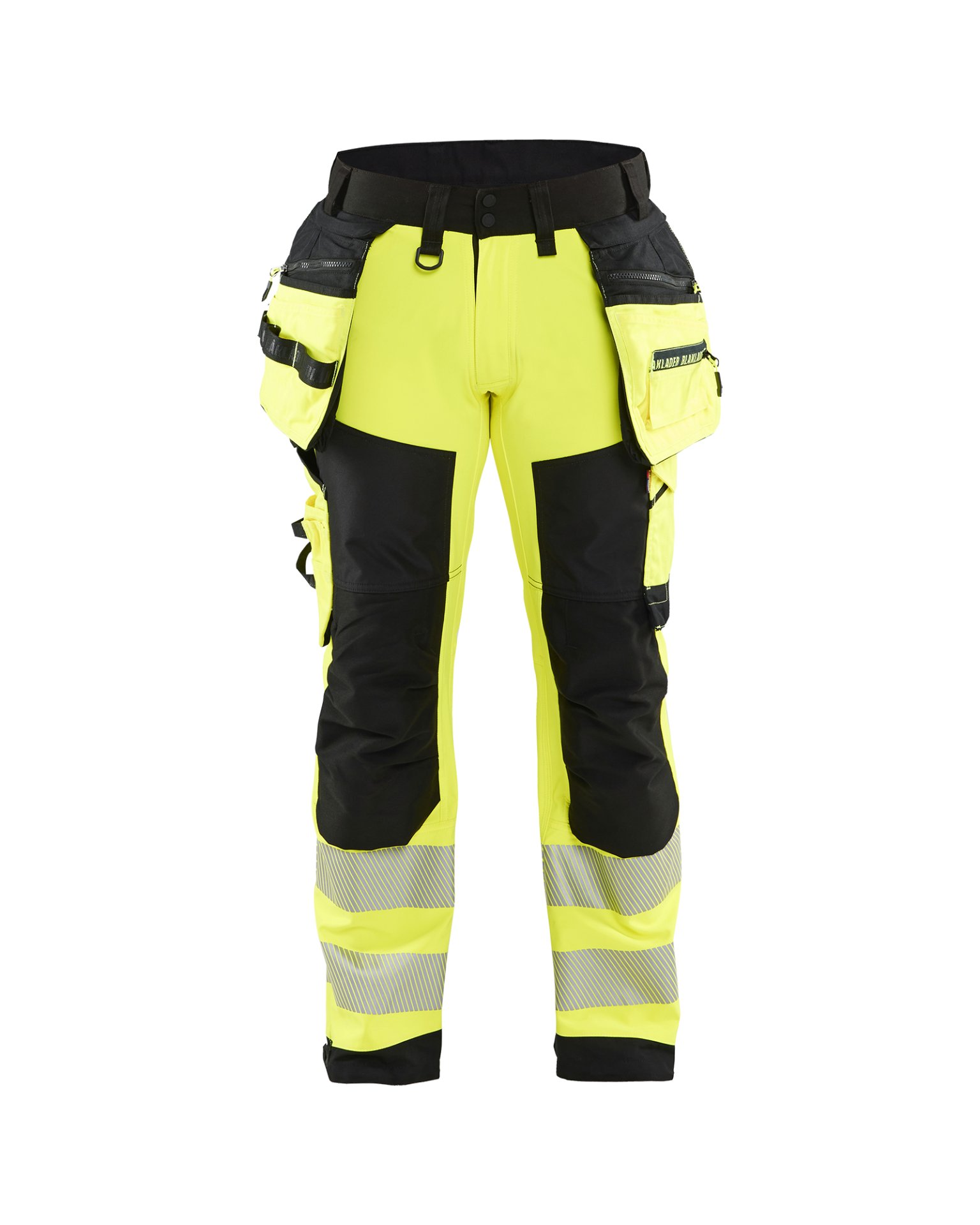 High Vis Softshell Arbeitshose High Vis Gelb/Schwarz D31 Produktbild img1 L