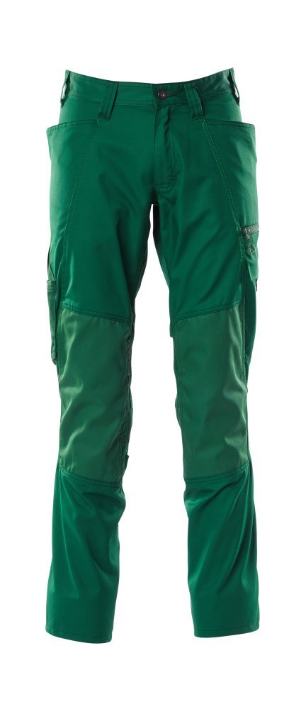 Hose mit Knietaschen, extra leicht Hose Größe 90C52, grün Produktbild img1 L