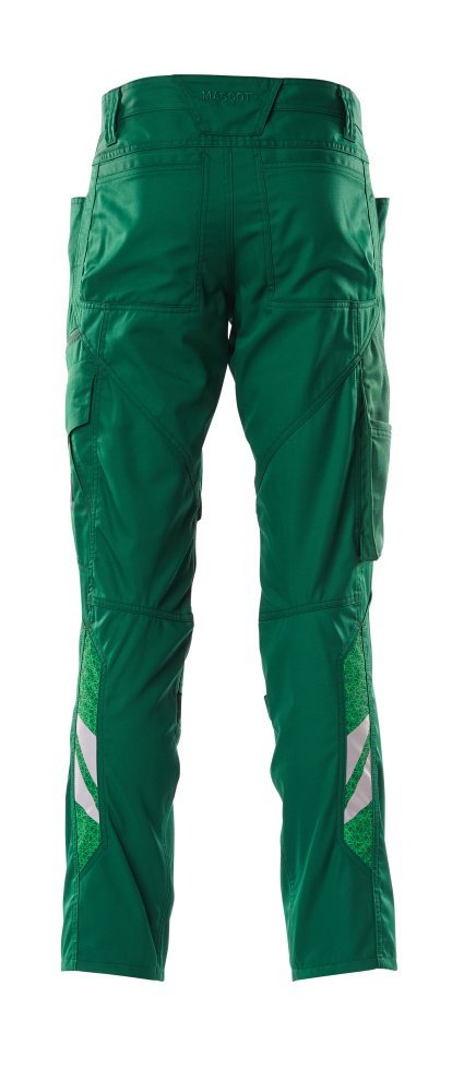 Hose mit Knietaschen, extra leicht Hose Größe 90C52, grün Produktbild img3 L