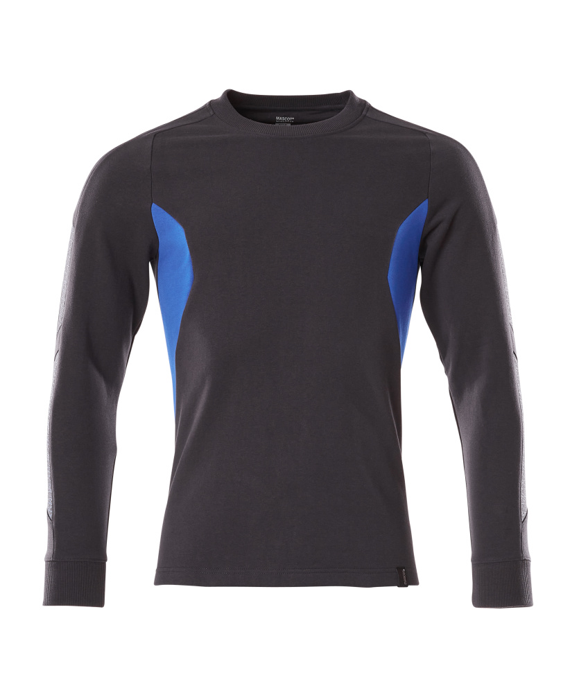 Sweatshirt, moderne Passform Sweatshirt Größe XS ONE, schwarzblau/azurblau Produktbild img1 L