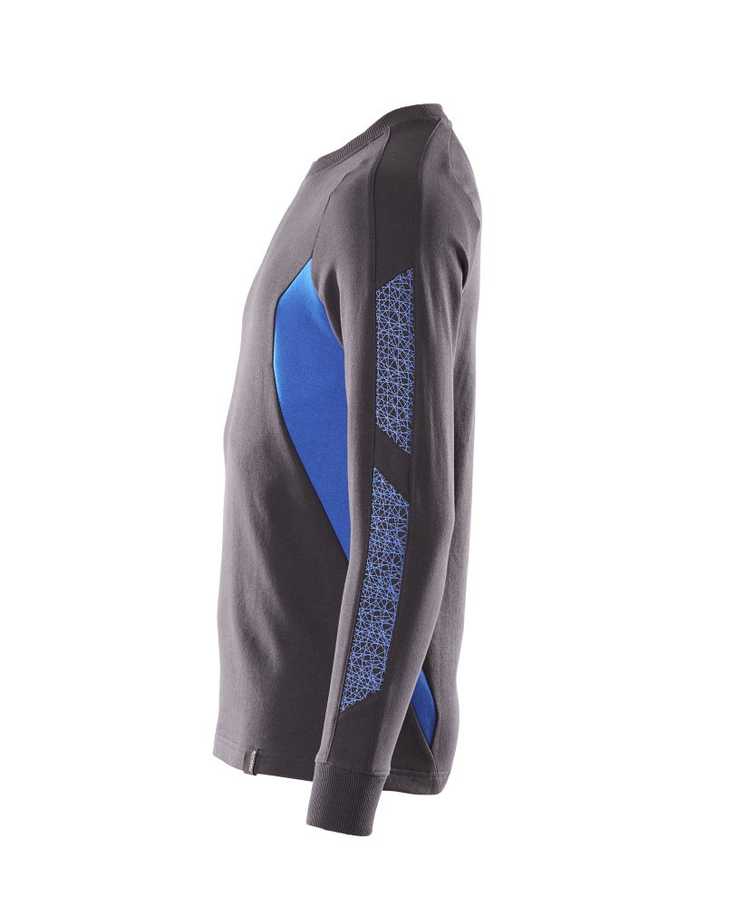 Sweatshirt, moderne Passform Sweatshirt Größe XS ONE, schwarzblau/azurblau Produktbild img2 L