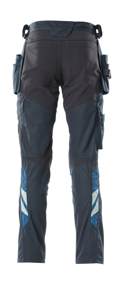 Hose mit Hängetaschen, Stretch-Einsätze Hose Größe 82C52, schwarzblau Produktbild img3 L