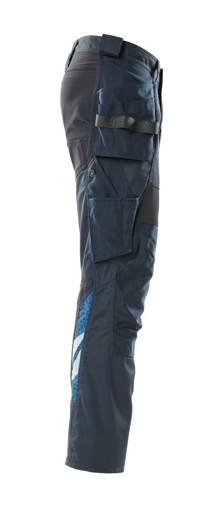 Hose mit Hängetaschen, Stretch-Einsätze Hose Größe 82C52, schwarzblau Produktbild img4 L