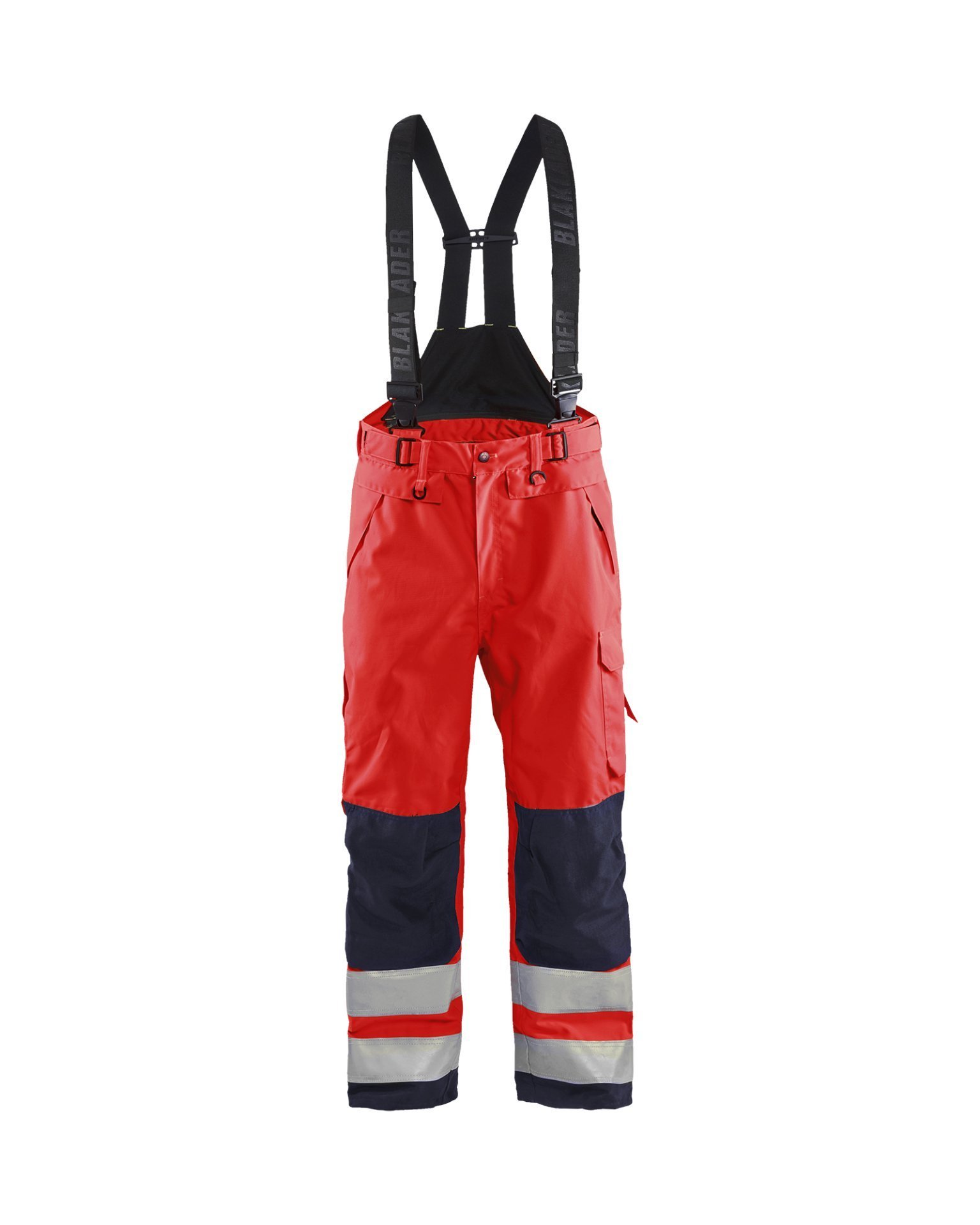 High Vis Shell Arbeitshose High Vis Rot/Schwarz C44 Produktbild img1 L