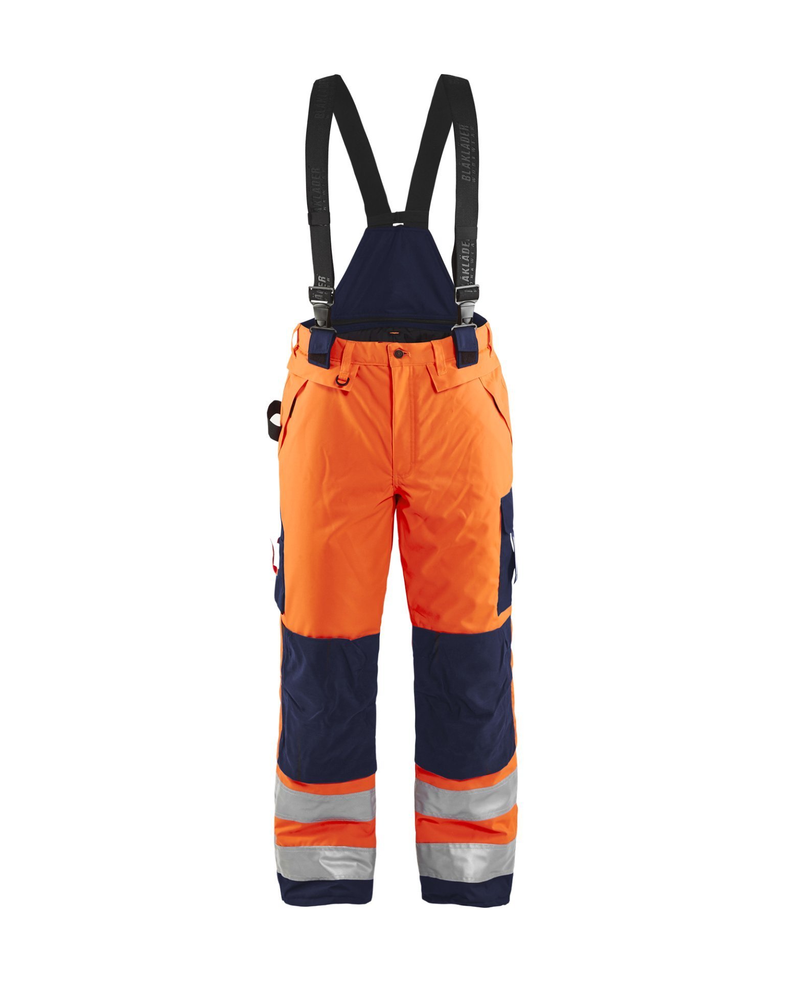 High Vis Winter Latzhose High Vis Orange/Marineblau C114 Produktbild img1 L
